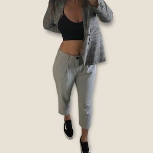 MNG Mango Houndstooth Pants